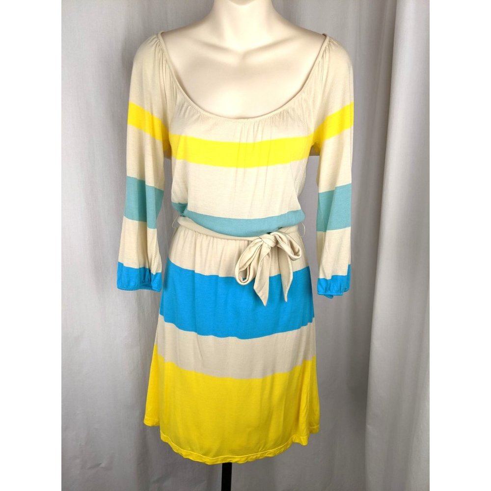 Juicy Couture Striped Jersey knit Dress S Viscose